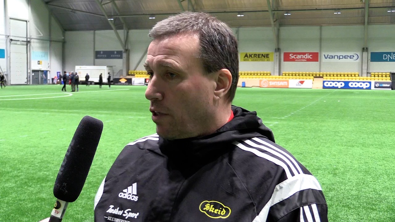 Intervju med Tom Nordlie etter Sandefjord - Skeid